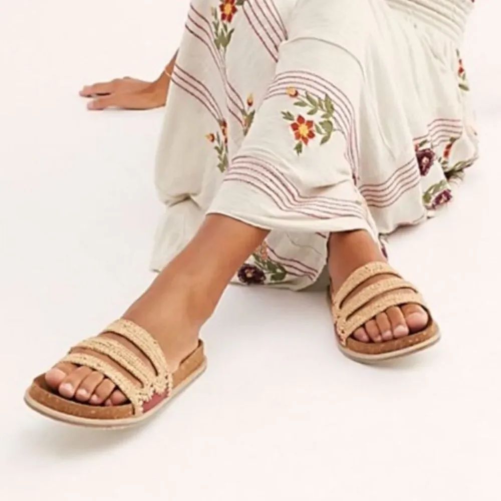 Free People Crete footbed sandals